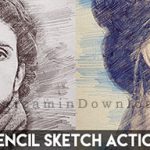 دانلود اکشن تبدیل عکس به نقاشی برای فتوشاپ – Pencil Sketch Photoshop Actionخرید vpn