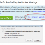 cisco webex add-on